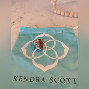 Kendra Scott Rose Gold Drusy Adjustable Ring